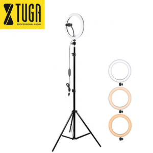 Venta al por mayor 10 pulgadas Tiktok fotografía Selfie Led anillo de luz titular con soporte del trípode para la transmisión en directo de maquillaje Video de Youtube - Product Image 1