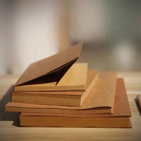 Notizbuch aus Kraftpapier mit Blanko-Seiten und individuellem Logo