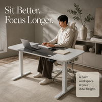 Table de bureau relevable AOR à double couleur, avec moteur simple inversé et cadre à double section, hauteur réglable, vente en gros usine
