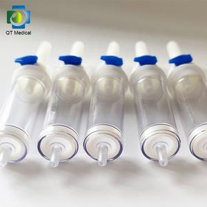 डिस्पोजेबल iv डबल सुरक्षा ऑटो-स्टॉप ड्रिप चैम्बर 15um डिस्क फिल्टर एयर वेंट स्पाइक - Product Image 5