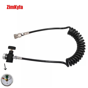 High Pressure <b>Accessory</b> Set 2.5 Meters Microbore Remote Hose with Quick Connect Slide Check <b>Braided</b> Line - Product Image 2