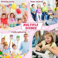 Personnalisé 24 paquets dessin dessin à gratter pour enfants dessin animé mignon avec bâton couleur livre à gratter