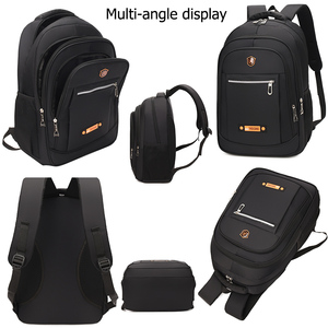 Sac à dos noir pour ordinateur portable pour hommes, Vintage, Business, décontracté, étudiant, voyage, grande capacité - Product Image 3