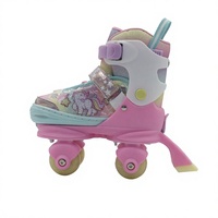 Chaussures de roller multifonctionnelles colorées à roues convertibles et réglables pour enfants