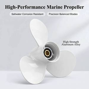 Hélice en aluminium pour bateau Yamaha, hélice marine haute vitesse 40-60 CV, 663-45947-02-EL (3X11 5/8X11-G) - Product Image 2