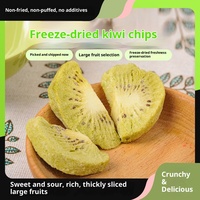 Fabriek Directe Verkoop Gevriesdroogde Kiwi Gedroogd Fruit Chips Zoete Water Bulk Niet-Gefrituurde Snacks Kant-En-Klare Bakingrediënten