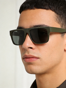 OEM New Arrival Men's Square Sunglasses Full Rim Plastic Frame UV400 Protection Outdoor Use,Custom logo,Color Optional - Product Image 1