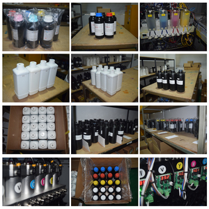 หมึก UV 1 ลิตร สี C M Y <span class=keywords><strong>K</strong></span> Lc Lm W V สภาพใหม่ หมึกอิงค์เจ็ทดิจิตอลสำหรับเครื่องพิมพ์แบบแท่นราบ Ricoh Kyocera ใช้ได้กับ <span class=keywords><strong>Flex</strong></span> - Product Image 6
