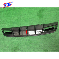 Diffuseur arrière en fibre de carbone pour Mercedes Benz W205 berline, avec éclairage, pour pare-chocs arrière W205 Classe C