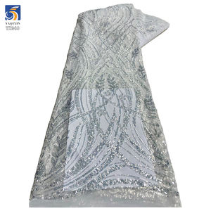 YX943 personnalisé Europe France <span class=keywords><strong>Paris</strong></span> Londres paillettes dentelle tissu paillettes paillettes brillant dentelle tissu pour haut de gamme jupes de fête - Product Image 3