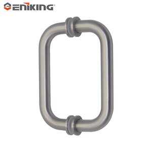 Mỹ phong cách phòng tắm chải <span class=keywords><strong>Nickel</strong></span> 6 inch trở lại trở lại trượt tắm kính kéo cửa xử lý - Product Image 3