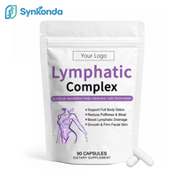 Capsules Complexe Lymphatique OEM 6-en-1 : Compléments Herbales Équilibrant le Cortisol, Détoxifiant Corporel, Soin Immunitaire et Perte de Poids