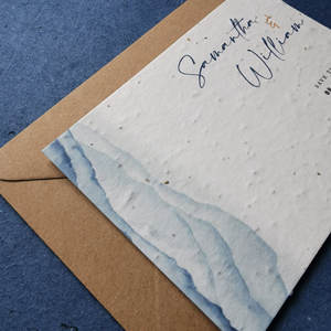 Eco-Friendly Plantable <b>Seed</b> <b>Paper</b> Postcards Plantable Wedding Thank You Cards <b>Seed</b> <b>Paper</b> Invitations - Product Image 5