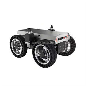 Wheeled Stair Climbing <b>Robot</b> Chassis 4 Wheeled With Shock Absorption For Smart <b>Robot</b> Applications - Product Image 5