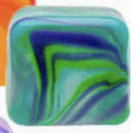 Jouet pour enfants transfrontalier de décompression, de simulation et de puzzle, à texture géométrique stéréoscopique mate, en maltose compressible