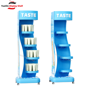 Support d'affichage pliable en fer élégant YX pour les étagères de <span class=keywords><strong>pharmacie</strong></span>, design moderne rotatif et détachable, présentoirs de magasin portables - Product Image 4