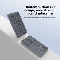 Tapis de léchage en silicone personnalisable pour animaux de compagnie, directement de l'usine, plateau d'alimentation lente antidérapant avec ventouses, anti-déversement et anti-étouffement pour chiens