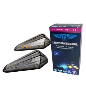 DC12V lampada acqua moto LED indicatore di direzione indicatore di direzione 2 In 1 luce