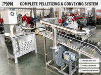 Extrudeuse parallèle à vis unique PB-65 pour le compostage de plastiques et la granulation de masterbatch
