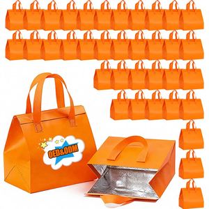 Sac isotherme personnalisé en non-tissé pour livraison de boissons chaudes et froides, café, et plats à emporter pour restaurants - Product Image 1