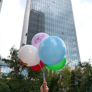 รอบน้ำยางฮีเลียมที่กำหนดเองพิมพ์บนลูกโป่งที่มีโลโก้พิมพ์การ์ตูนตัวอักษรบอลลูนตารางฮีเลียมเครื่องสำหรับลูกโป่ง - Product Image 5