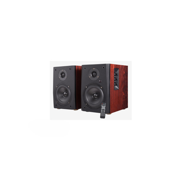 Active Bluetooth Desktop Computer Speaker, Bookshelf, Wooden Card, Monitoring Subwoofer Sound