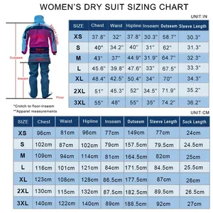 Nuevo Traje de Kayak para Mujer, Traje Seco de Una Pieza, Impermeable y Transpirable, para Kayak, Rafting, Piragüismo, Remo, SUP, <span class=keywords><strong>Surf</strong></span> y Pesca - Product Image 2