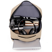 Sac à dos pour ordinateur portable de voyage d'affaires en polyester, capacité 20-35L, design simple et tendance, sac à dos classique pour étudiants