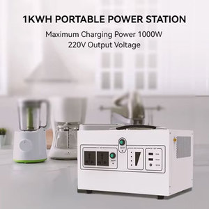 แหล่งจ่ายไฟพกพาสำหรับใช้งานกลางแจ้ง 50Ah 19.2V 1000W 220V 1KWh แบตเตอรี่เก็บพลังงาน พร้อมตัวควบคุม MPPT คลื่นไซน์บริสุทธิ์ รับประกัน 3 ปี - Product Image 6