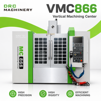 Centre d'usinage vertical 3 axes VMC866, haute précision, robuste, broche BT40, machine de fraisage CNC GSK simple