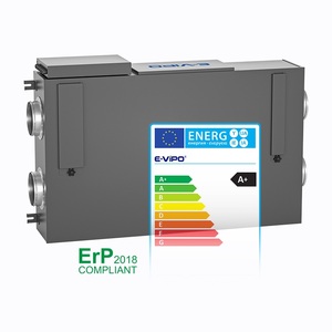 Systèmes HRV ERV HVAC : Ventilateur d'extraction à débit constant plat avec moteur EC pour <span class=keywords><strong>VMC</strong></span> MVHR, ventilation mécanique à récupération de chaleur pour gymnases et escaliers - Product Image 2