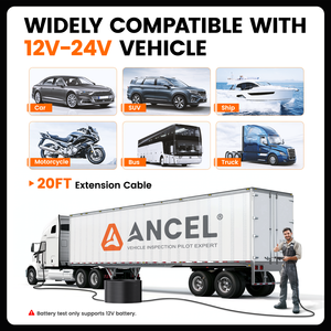 ANCEL PB600 Car Circuit Probe Kit 12V/24V Stromkreis <span class=keywords><strong>tester</strong></span> Power Probe Relais Test Batteries ystem Diagnose werkzeug - Product Image 6