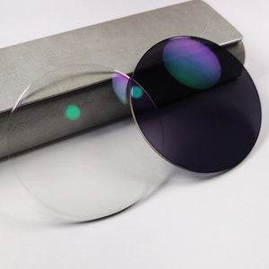 <span class=keywords><strong>1.56</strong></span> màu xanh khối lớp phủ <span class=keywords><strong>ASP</strong></span> <span class=keywords><strong>uv420</strong></span> màu xanh cắt photogray kính mắt ống kính photochromic ống kính - Product Image 2