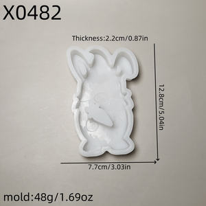 Handmade Resin Casting <b>Molds</b> for DIY Ins Style Decorative Ornaments <b>Christmas</b> for Rabbit <b>Silicone</b> <b>Mold</b> X0482 Cake Tools - Product Image 5