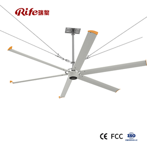 พัดลมเพดานอุตสาหกรรมเชิงพาณิชย์ Rife RDS33 รุ่น Light Large Airflow Circulation ประหยัดพลังงาน พร้อมรีโมทคอนโทรล เหมาะสำหรับร้านค้า - Product Image 5