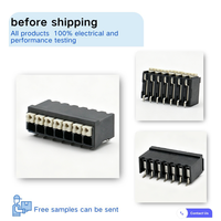 Connecteur rapide sans vis à ressort pour bornier PCB, broche coudée 3,50 mm, à refusion, 10A 300V, connecteur de câblage électrique KF2035R