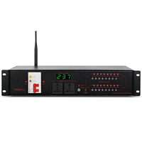 Équipement audio professionnel DL16 Séquenceur 16 canaux Contrôleur de puissance Coque métallique Équipement de système de sonorisation audio