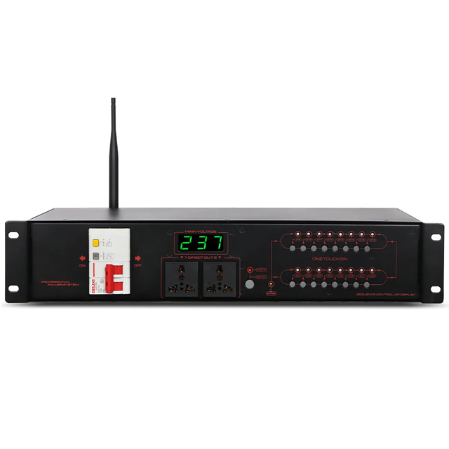 DL16 Professional Audio Equipment 16 Channels Sequencer Power Controller Metal Shell Audio Sound System Equipment