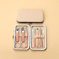 Kit de manucure professionnel pour la maison, ensemble de manucure, soins personnels, kit de coupe-ongles