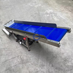 Sistema de Elevación Automático Industrial de Acero Inoxidable con Motor de 220V, 1 Año de Garantía, Cinta Transportadora de PVC y Elevador de Cangilones Inclinado - Product Image 2