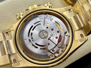 Montres mécaniques de qualité supérieure en gros, 40 mm, acier 904, mouvement DD4130, montre-bracelet automatique, montre Panda verte dorée - Product Image 5