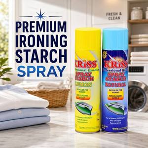 <span class=keywords><strong>Spray</strong></span> <span class=keywords><strong>de</strong></span> <span class=keywords><strong>Almidón</strong></span> Profesional <span class=keywords><strong>para</strong></span> <span class=keywords><strong>Planchar</strong></span> con Aroma a Limón y Natural, Deslizamiento Fácil, Boquilla Antiobstrucción, <span class=keywords><strong>Spray</strong></span> <span class=keywords><strong>para</strong></span> Acabado <span class=keywords><strong>de</strong></span> Telas - Product Image 1