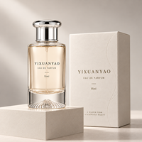 Flacon de parfum en verre de luxe 30ml 55ml 100ml Flacon de parfum vide avec logo personnalisé et boîte d'emballage