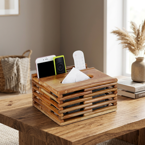 Hot Selling B.S. International American Style Waterproof Hanging Eco-Friendly Handmade Wooden Tissue Napkin Holder Best Quality - Product Image 1