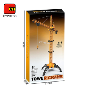 Camion grue télécommandé RC 1:8, véhicule <span class=keywords><strong>de</strong></span> construction sur chenilles avec bras articulé mobile pour enfants - Product Image 6