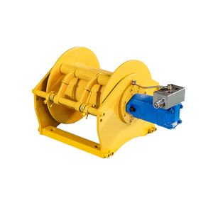 10-Ton Hydraulic <strong>Winch</strong> with Manual <strong>Drum</strong> Lock <strong>Steel</strong> Wire Rope Guide for Boat Cranes Auto for Ship Anchor Release Quick Release - Product Image 5