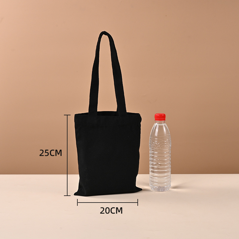 Toile verticale vierge noire 2025cm-100 coton polyester