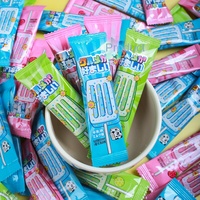 Tablet anak-anak berbentuk es krim Label pribadi kustom pilihan Hugh dengan permen anak-anak gula pemecah campuran