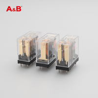 Relais électromagnétique miniature A&B AB14FC2CO730 24V 5A à contact en cuivre 8 broches pour climatiseur, protection scellée pour carte PCB