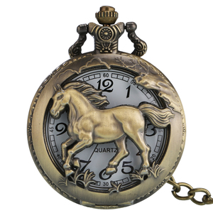 Vintage pendentif chaîne <span class=keywords><strong>ancienne</strong></span> horloge Bronze Animal cheval Quartz collier <span class=keywords><strong>montre</strong></span> <span class=keywords><strong>de</strong></span> <span class=keywords><strong>poche</strong></span> pour cadeau <span class=keywords><strong>de</strong></span> noël - Product Image 6
